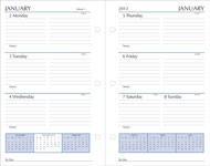 three hole organizer planner refill