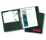 three ring binder, leather binder, one inch, leather journal