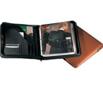 leather binder, zip around binder, zip binder, leather journals